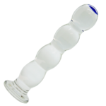 Beaded Glass Dildo - Great For G-Spot Or P-Spot Stimulation!