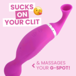 Duo Tease High Intensity Clit Sucker & Vibrator