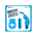 Neon Silicone Vibrating Couples (3 Piece Kit)