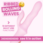 Rolling Wave-Action Silicone Rabbit - The Ultimate Internal Massage!
