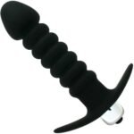 Vibrating Silicone Butt Plug - It's Rippled!